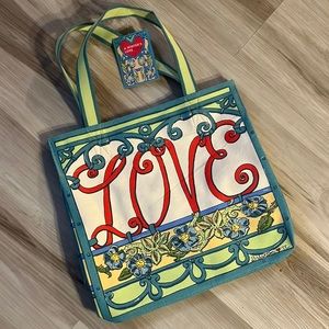 Brighton A Winter's Love canvas tote